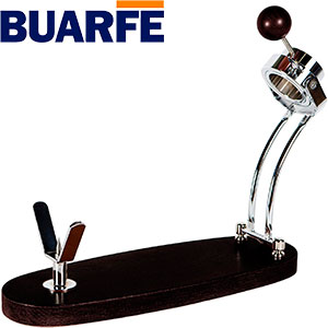 Buarfe 14120 - Plegable giratorio para cortar jamón wengué